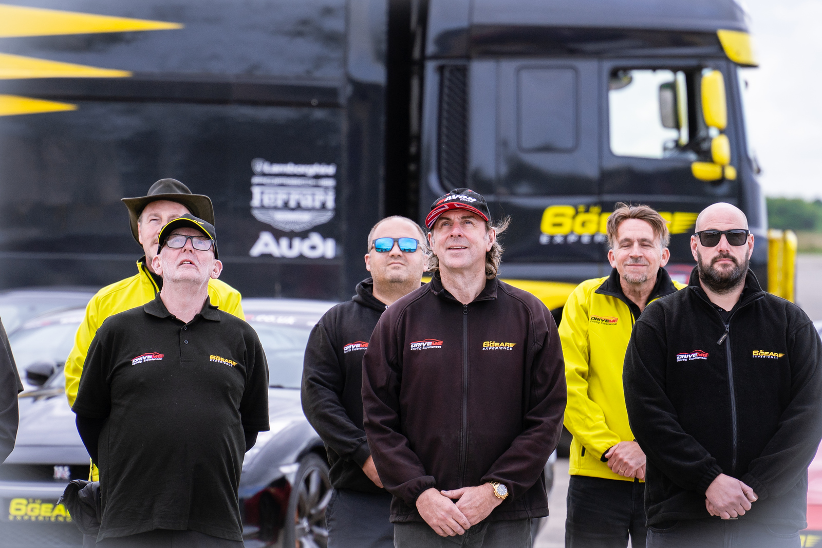 6th Gear Driving Experiences - Staff and Cars at Elvington Airfi